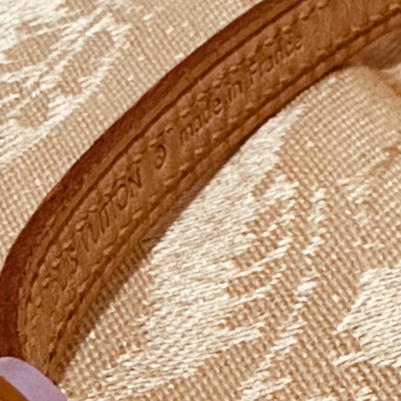 Authentic Louis Vuitton Tan Leather Double Strap Bracelet - Picture 8 of 14